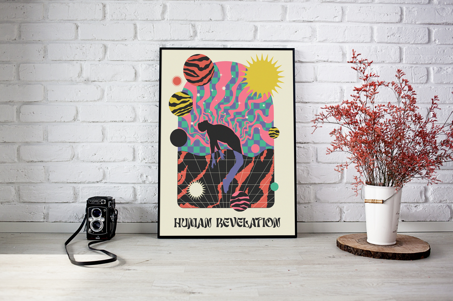 Affiche design - HUMAN REVELATION